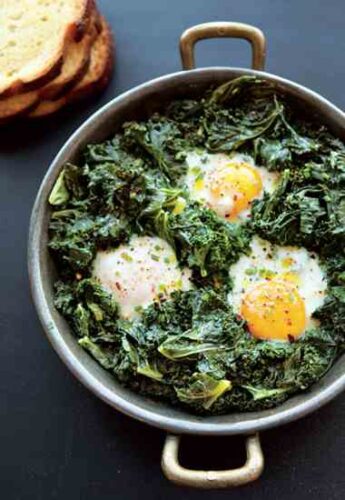 Spicy Eggs with Kale Recipe